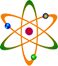 atom with electrons