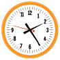 clock with 5 and 10 missing