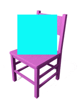 chair with square