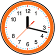 clock with 2 and 9 missing
