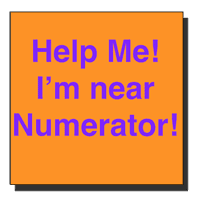 fraction mystery Help Me I'm near Numerator!