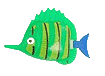 green fish