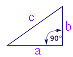 triangle right a b c