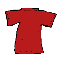 shirt cartoon red