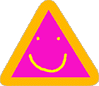 triangle face happy