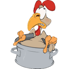 turkey in pot cartoon
