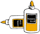 glue school glue cartoon