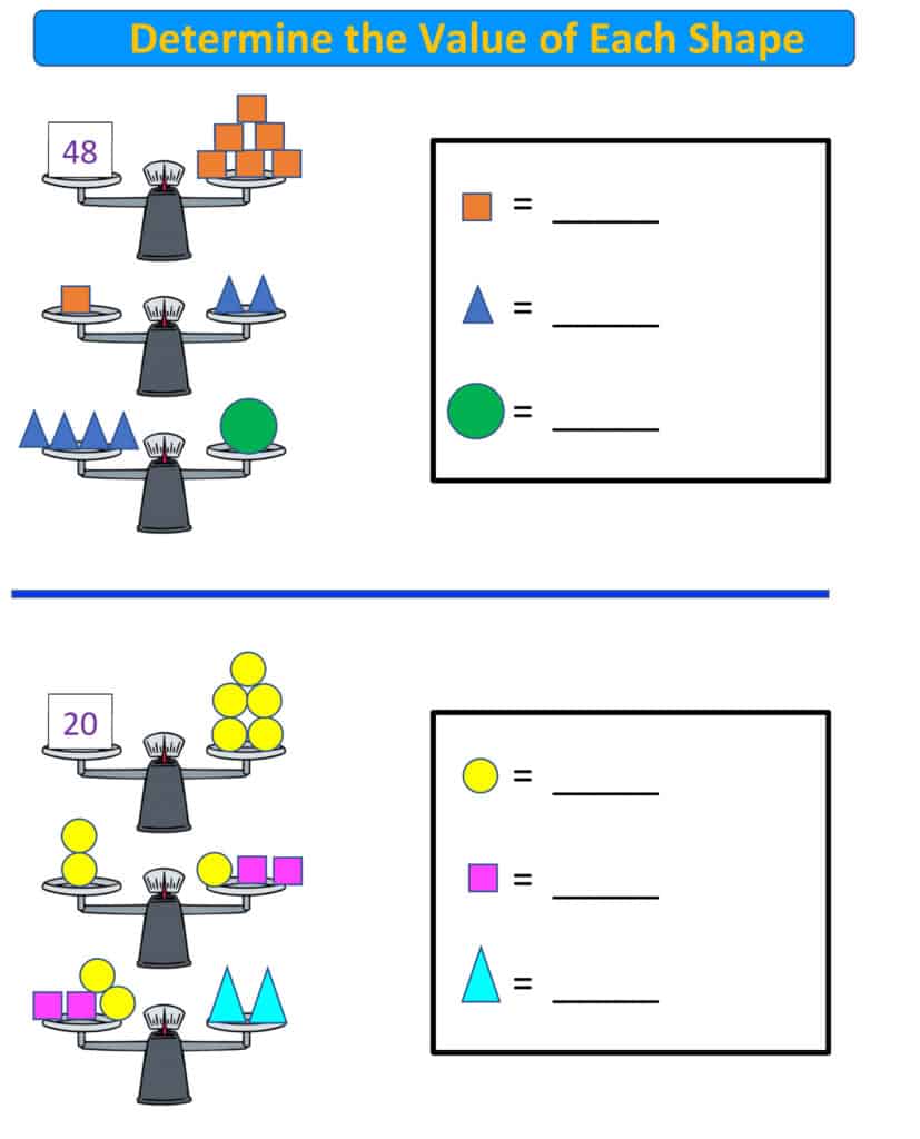 balance math 3-8 grade 2 - Mr. R.'s World of Math