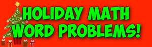 holiday math word problems