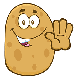 potato cartoon