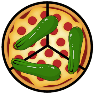 pizza zucchini