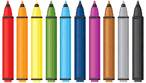 markers different colors
